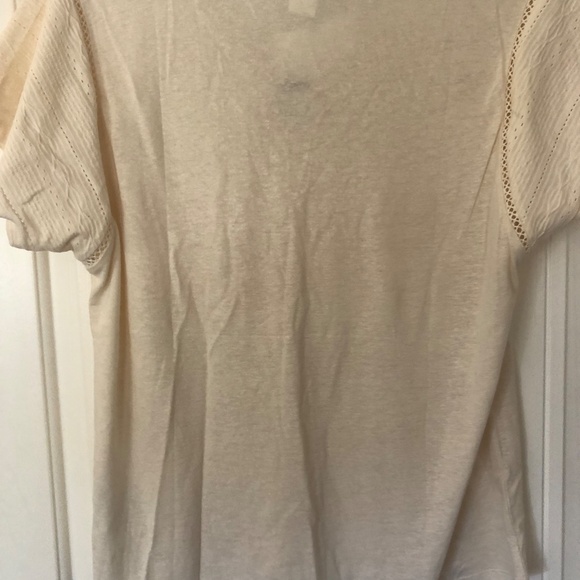 Desigual NWT XL Cream T embroidered - Picture 4 of 4